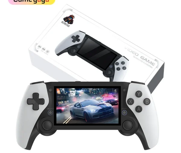 M25 Handheld Game Console 4.3" IPS Screen Portable Video Game Player EmuELEC System 64GB 3D Classic Games