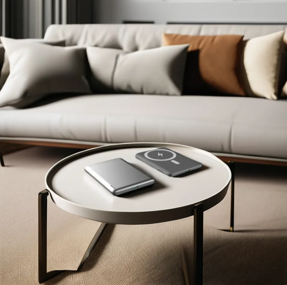 10000 Mah Aluminum Alloy 15w Fast Charging Wireless Charger Power Bank Station - Image 2