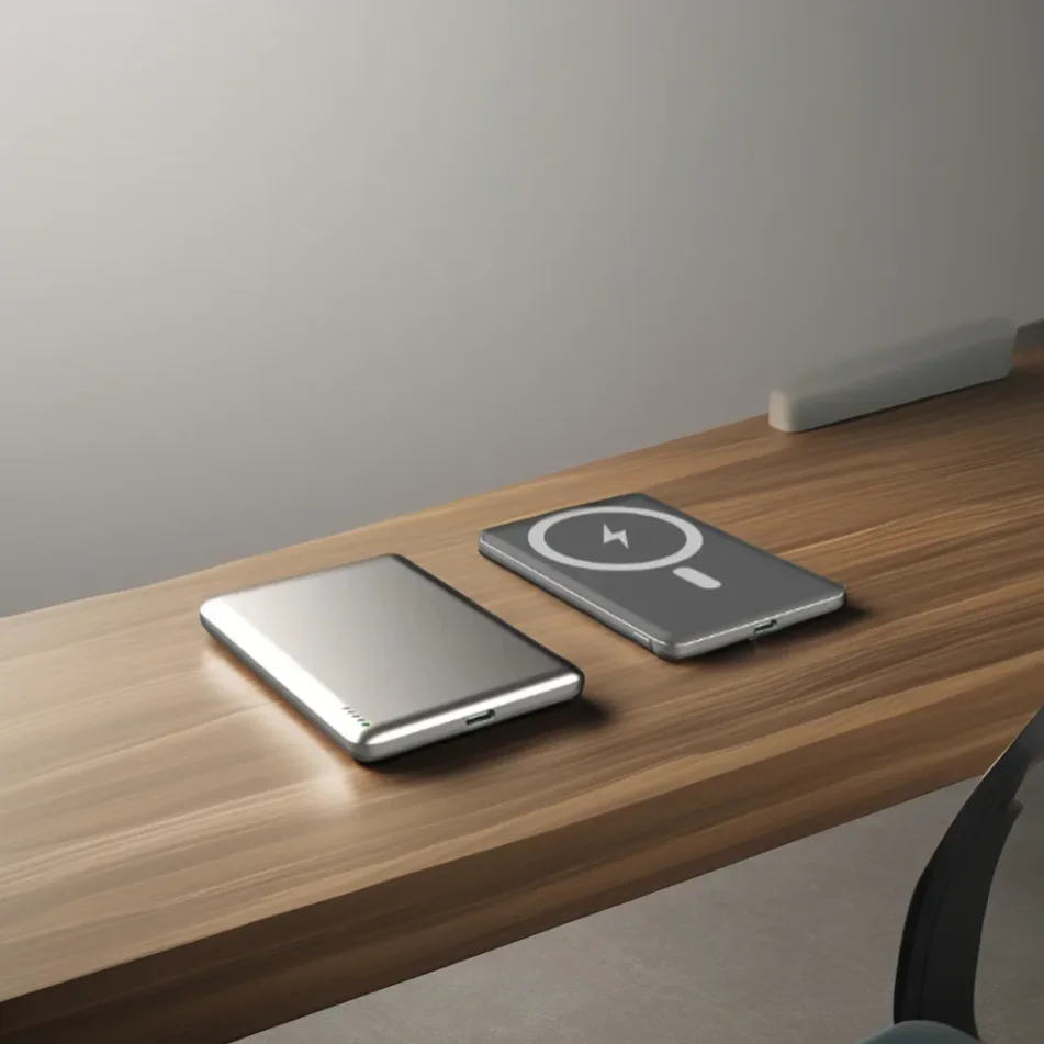 10000 Mah Aluminum Alloy 15w Fast Charging Wireless Charger Power Bank Station - Image 5