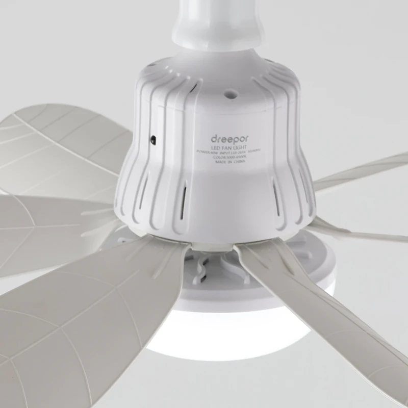 Mini Intelligent Remote Control Ceiling Fan with LED Light - Image 5