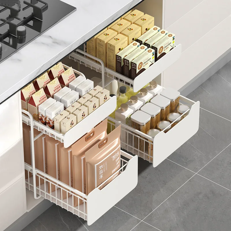 Multifunctional Kitchen Metal Storage Rack - Image 2