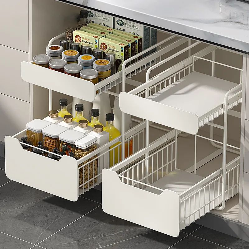 Multifunctional Kitchen Metal Storage Rack