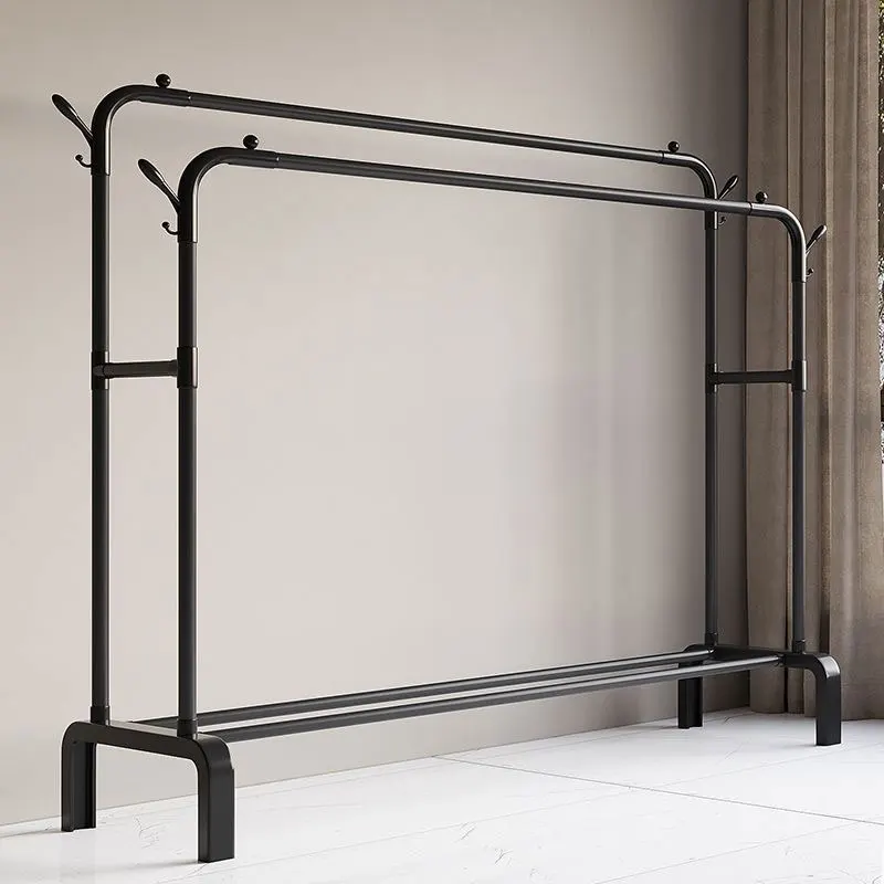 Modern Bedroom Coat Racks And Clothes Hanger Stand With Shoe Rack - Image 5