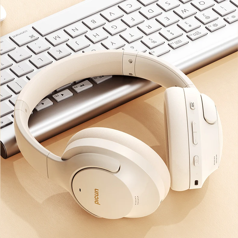 Pincun ANC-05L Folding Headband Stereo ANC Gaming BT Wireless Blue Tooth Headset - Image 3