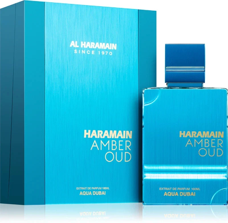 Al Haramain Amber Oud Aqua Dubai Extrait De Parfum Spray For Unisex