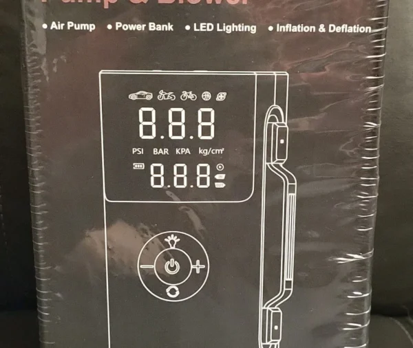 5000Amp 5in1 Jump Starter With Air Pump, Power Bank, & Blower Model QS213